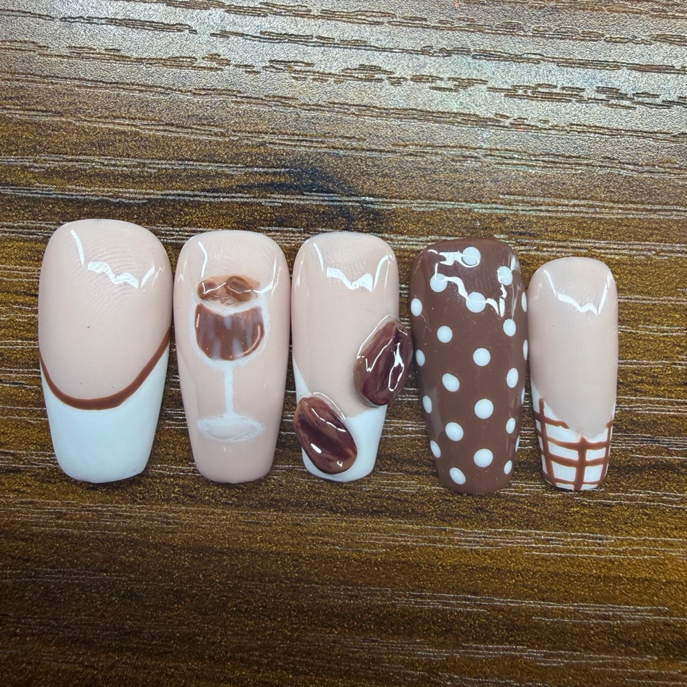 Espresso Martini 🍸 inspired nail set